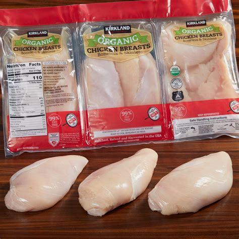Kirkland Signature Organic Boneless Skinless Chicken Breasts per lb | Shipt