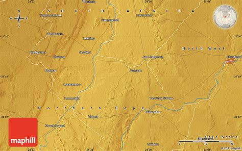 Physical Map of Hartswater