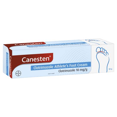 Canesten Clotrimazole Athlete's Foot Cream 50g – Discount Chemist