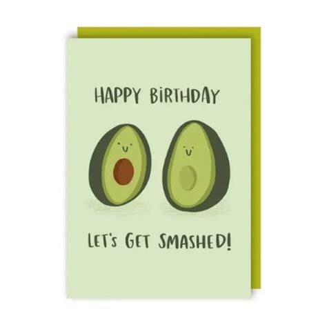 Avocado Birthday Card | The Red Door Gallery