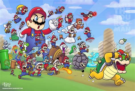 31 Years of Power-Ups by TheBourgyman, Starring Nintendo’s Mario ...