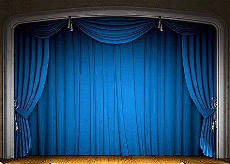 Free Blue, Curtain, Stage Background Images, Textured Blue Stage Curtain Photo Background PNG ...