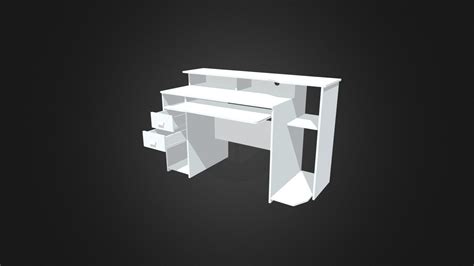 Computer Desk - Download Free 3D model by felipeEBr [f190cee] - Sketchfab