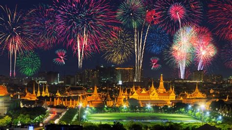 New Years Eve Fireworks in Bangkok 2016