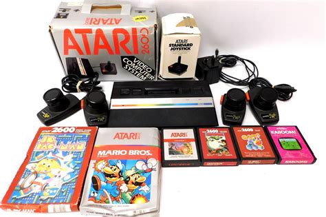 Vintage ATARI 2600 Classic Games Console Bundled with 6x Games ...