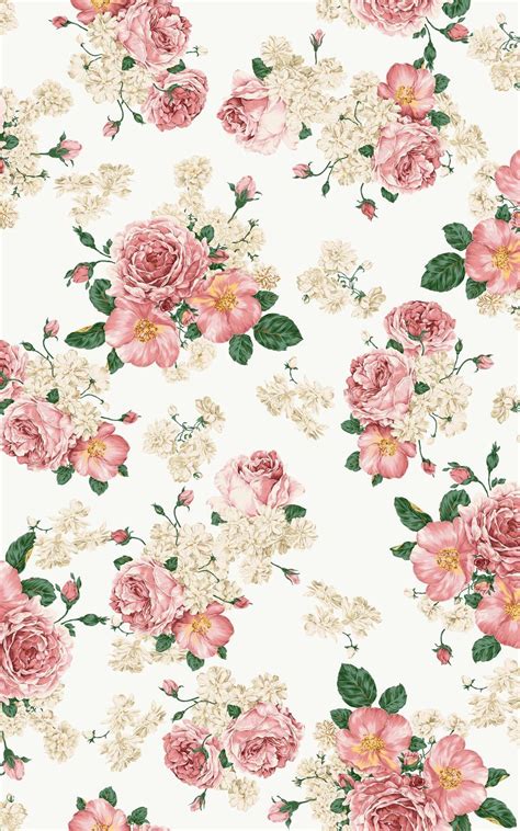 Vintage Pink Roses Wallpaper