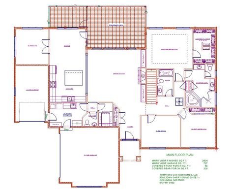 Floorplan 4208-glen-eagle | Custom Homes by Tompkins Construction