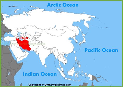 Where Is Iran Map