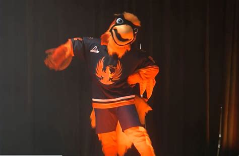 Meet Fuego! Coachella Valley Firebirds unveil mascot - KESQ