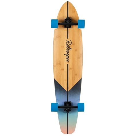 Retrospec Zed Bamboo Longboard Skateboard Complete Cruiser - Walmart ...