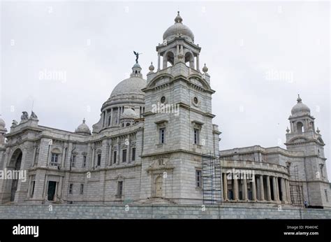 The palace in India to Kolkata Victoria Memorial Hall Stock Photo - Alamy