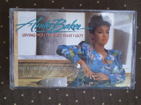 Anita Baker Giving You The Best That I Got Cassette