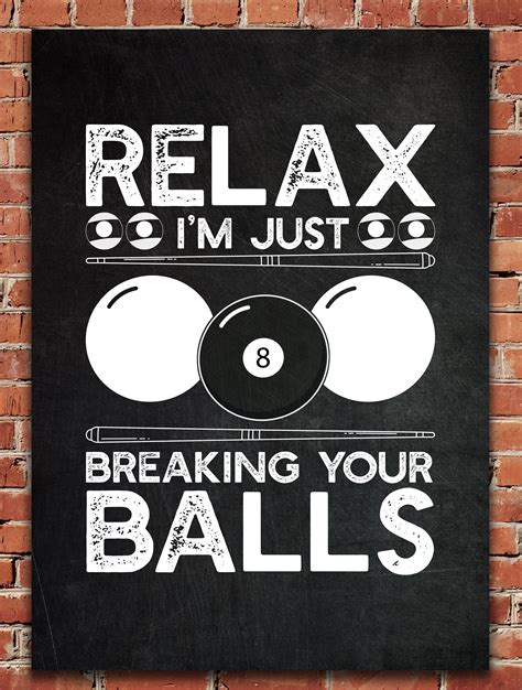 Billiards Pool Funny Quote | Metal Poster | Snooker room, Billiards pool, Pool quotes