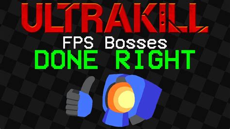 ULTRAKILL: FPS Bosses Done Right - YouTube