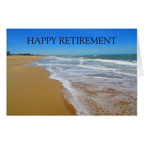 happy beach retirement card | Zazzle