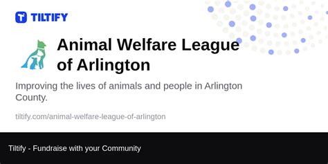 Tiltify - Animal Welfare League of Arlington