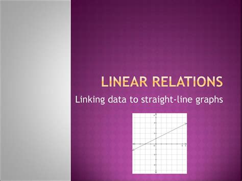 Linking data to straight-line graphs - ppt download