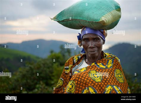 Woman wearing traditional clothing, Burundi, Africa Stock Photo - Alamy