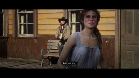 RDR2 - Epilogue - Mary-Beth in underware glitch. - YouTube