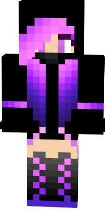 Ender Girl | Nova Skin | Minecraft girl skins, Minecraft skins rainbow, Minecraft skins cool