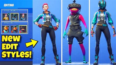 *NEW* EDIT STYLES FOR FISHSTICK & SHADE SHOWCASED IN GAME! Fortnite BR ...