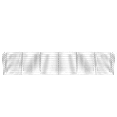 Gabion Raised Bed Galvanised Steel 540x50x100 cm – Home and Garden | All Your Home Interior ...
