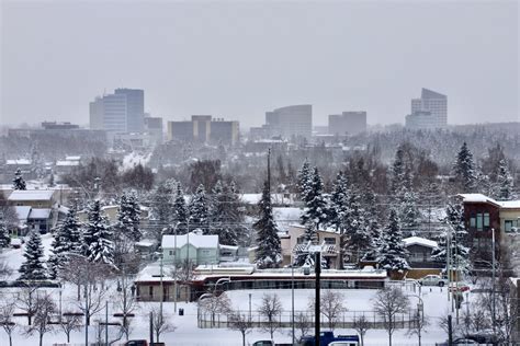 PHOTOS: SNOW in Anchorage! (But maybe not for long, the Weather Service ...