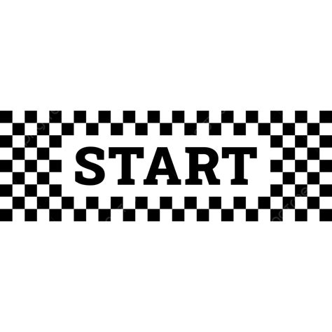 Start Line Black And White Checkered Seamless Vector Transparent, Racing, Sport, Pattern PNG and ...