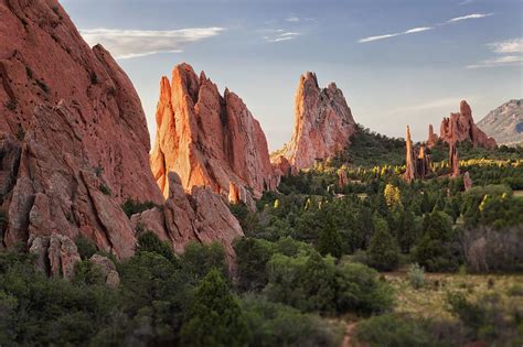 Usa, Colorado, Colorado Springs, Garden Of Gods, Rock Formations Photograph by Bryan Mullennix