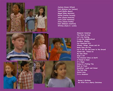 Image - A Silly Picture of 10 Kids in Season 9 of Barney.png | Kids ...