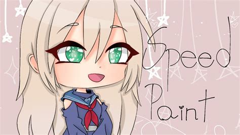 SpeedPaint |• Gacha Life •| ^••^ - YouTube