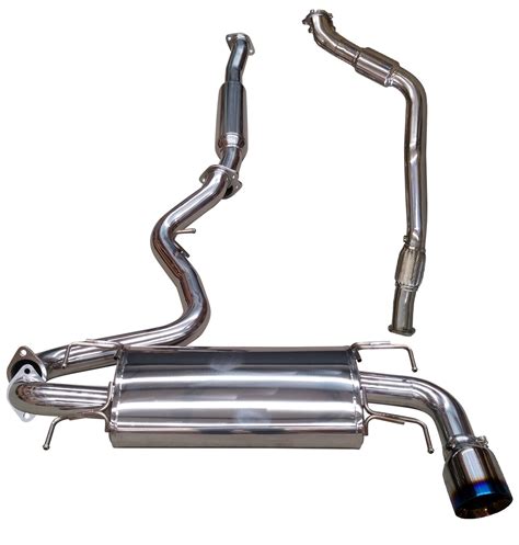 SUBARU WRX MY08-10 HATCH TURBO BACK EXHAUST ULTIMATE SERIES CHROME TIPS