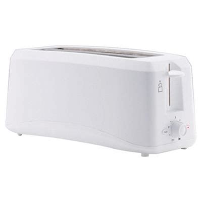 Buy Tesco 4T10 4 Slice Long Slot Toaster - White from our Toasters ...