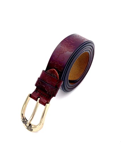 Top grain leather belt - LCS Fashion