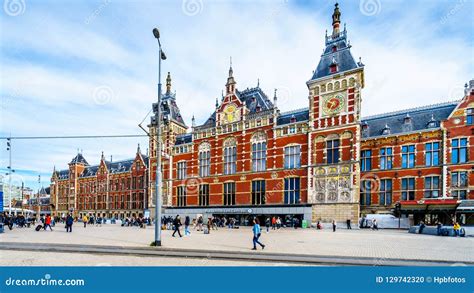 Central Station, the Main Train Station in Amsterdam, the Netherlands ...