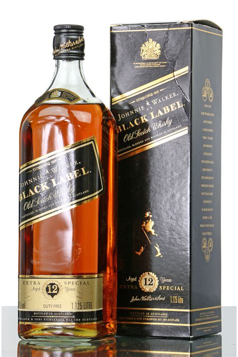 Johnnie Walker 12 Years Old - Black Label Extra Special (1.125 Litres ...