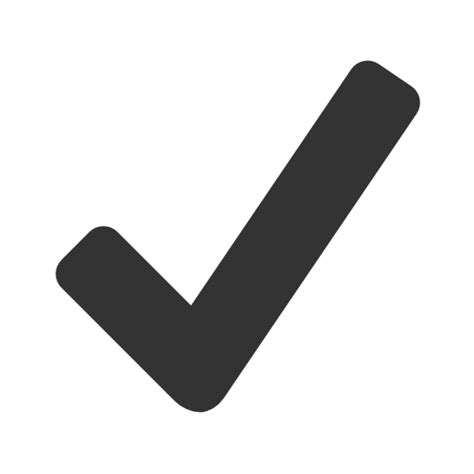 Marca de verificacion bien aceptar - Descarga iconos gratis