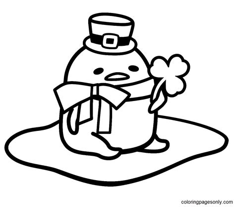 Print Gudetama Coloring Pages - Gudetama Coloring Pages - Coloring Pages For Kids And Adults