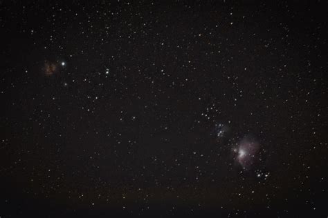 Flame and Orion Nebula untracked : r/astrophotography