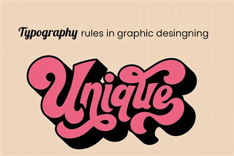 Typography Rules in Graphic Design