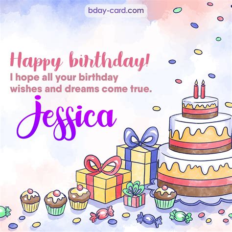 Birthday images for Jessica 💐 — Free happy bday pictures and photos ...