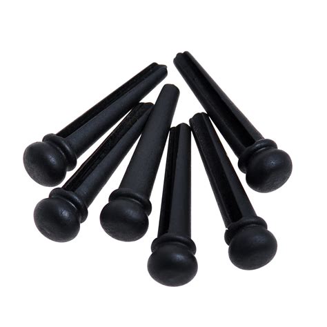 8sets of 48pcs High Quality Ebony Guitar Bridge Pins Fits for Acoustic Guitar_Musical Instrument ...