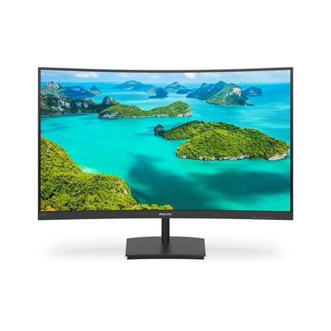 Philips 241E1SC/00 23.6" Full HD Curved Monitor, 75Hz, AMD FreeSync, S ...