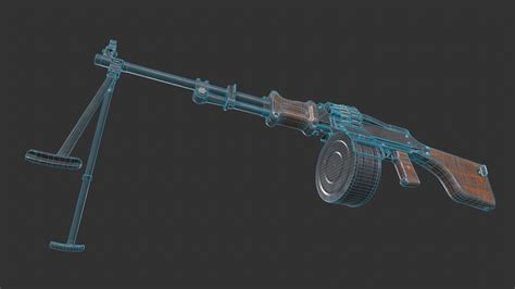 Soviet Machine Gun - 3D Model by yn-delmund