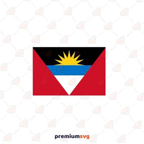 Antigua and Barbuda Flag SVG, PNG, and Vector Files | PremiumSVG