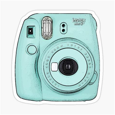 Pegatinas: Vsco | Camera drawing, Camera, Green sticker