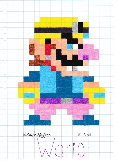 Wario (8-Bit) by MsJiggly93 on DeviantArt