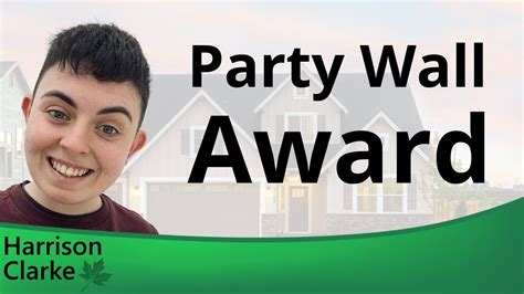 What is a Party Wall Award? - YouTube