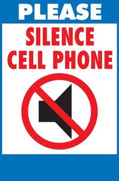 Silence Cell Phone | Phone, Marketing, Signs