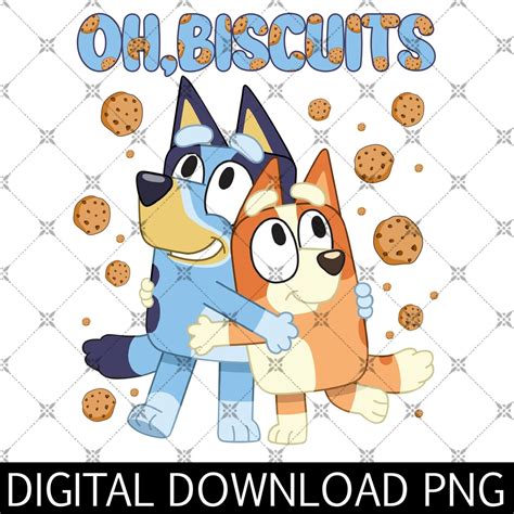 Bluey Oh Biscuits Png, Oh Biscuits Png, Bingo Png, Bluey Friends Png ...